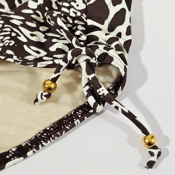 Fantasie Swimwear Lagos Bikini Bottoms Animal Print, Brown / Cream, Size M - Picture 4 of 4